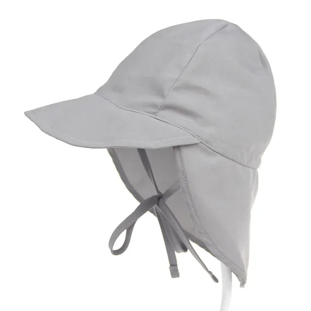 Baby Sun Hat Grey One Size (48-54cm) PillowNap