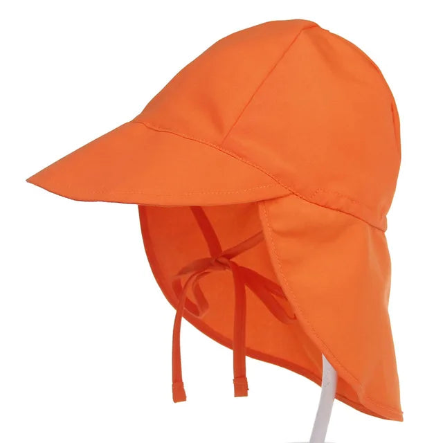 Baby Sun Hat Orange One Size (48-54cm) PillowNap