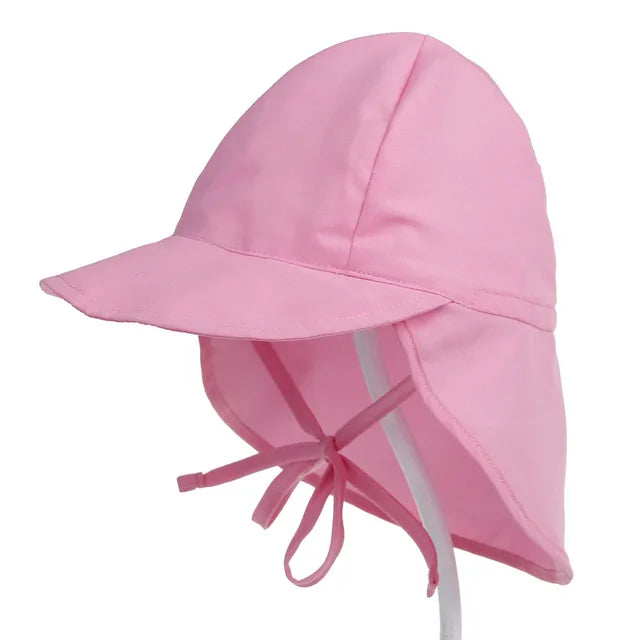 Baby Sun Hat Pink One Size (48-54cm) PillowNap