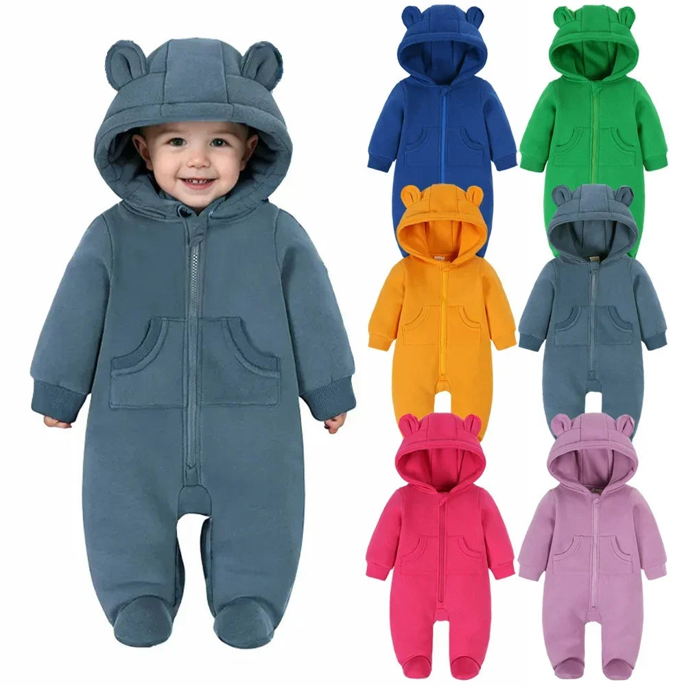 Baby Winter Warm Romper PillowNap