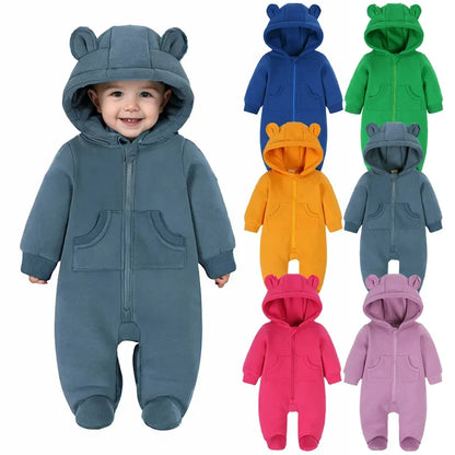 Baby Winter Warm Romper PillowNap