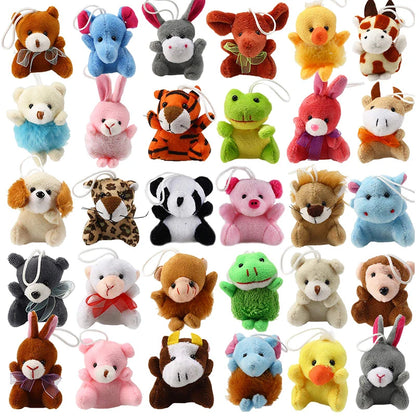 24pcs Mini Stuffed Animal Keychains PillowNap