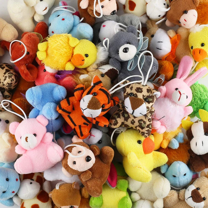 24pcs Mini Stuffed Animal Keychains PillowNap