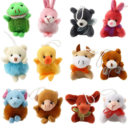 24pcs Mini Stuffed Animal Keychains PillowNap