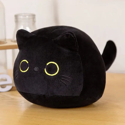 Black Cat Stuffed Animal Pillow PillowNap