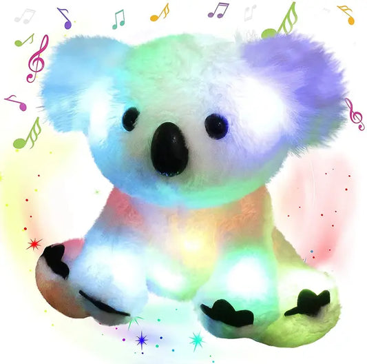 Glowing Koala Plush Toy Musical PillowNap
