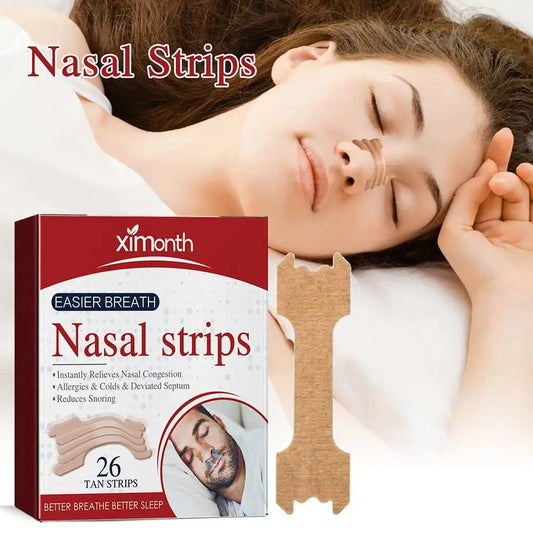 26PCS Nasal Strips for Reduce Snoring PillowNap