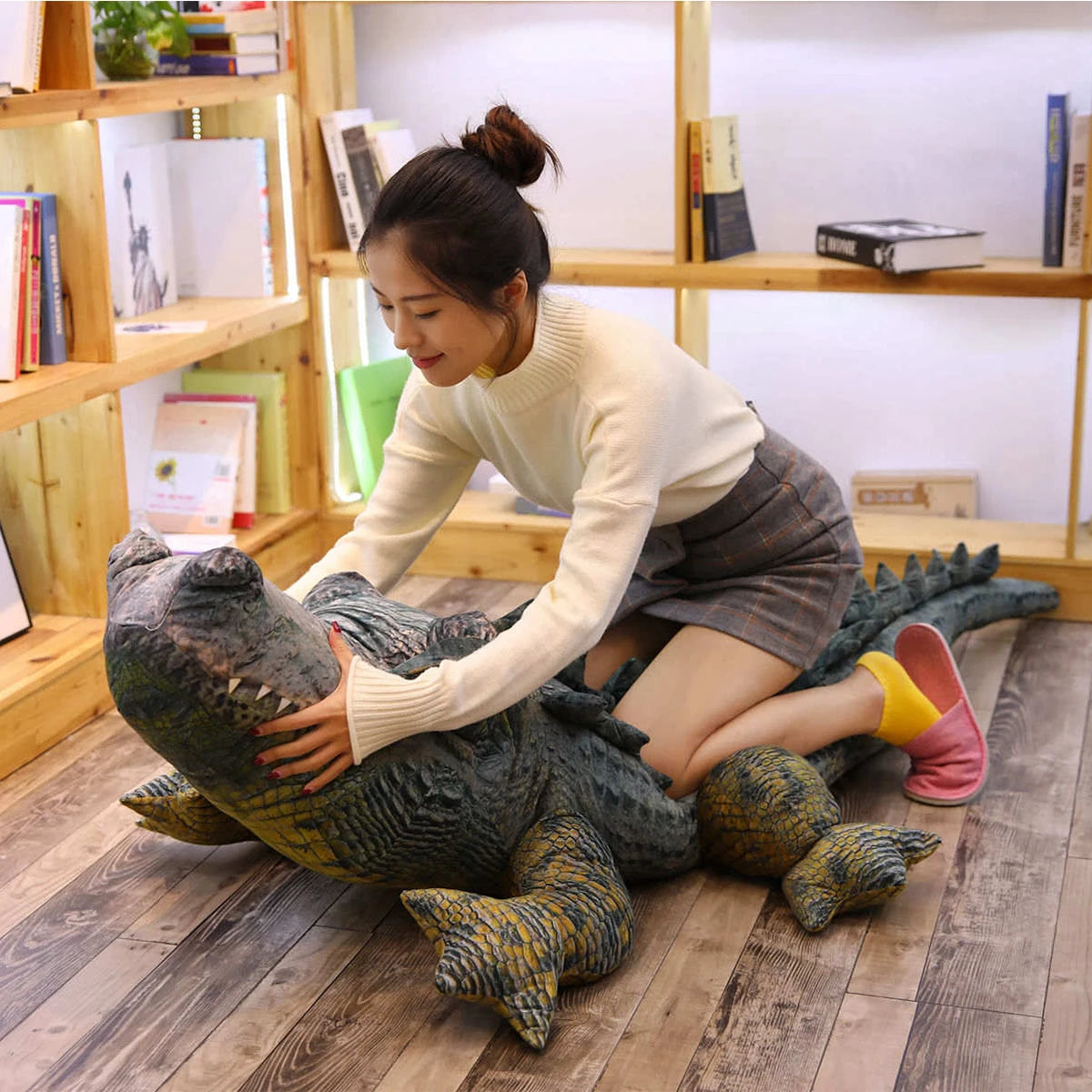 Giant Alligator Stuffed Animals PillowNap