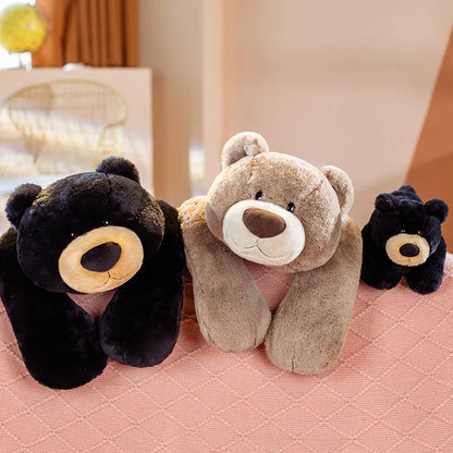 Black Bear Stuffed Animals PillowNap