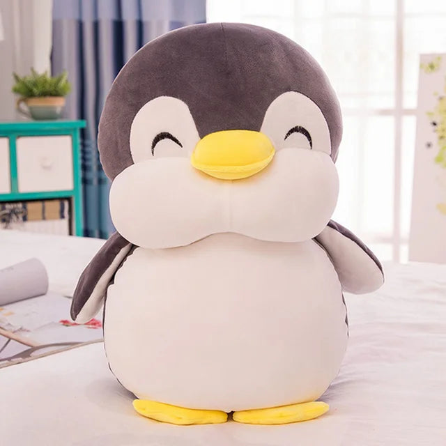 Squishy Penguin Plush Toy Black PillowNap