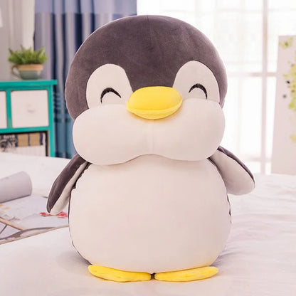 Squishy Penguin Plush Toy Black PillowNap