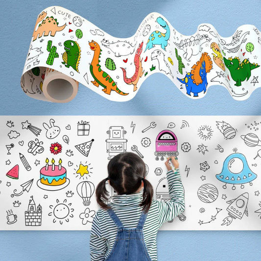 DIY Coloring Paper Roll - 3M/10FT PillowNap