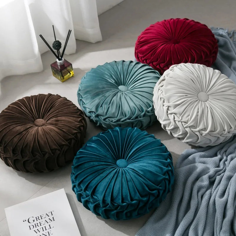 Round Velvet Pillow PillowNap