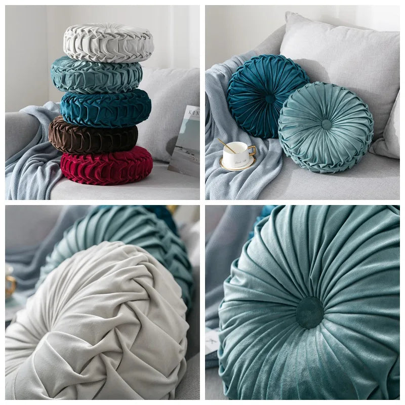 Round Velvet Pillow PillowNap