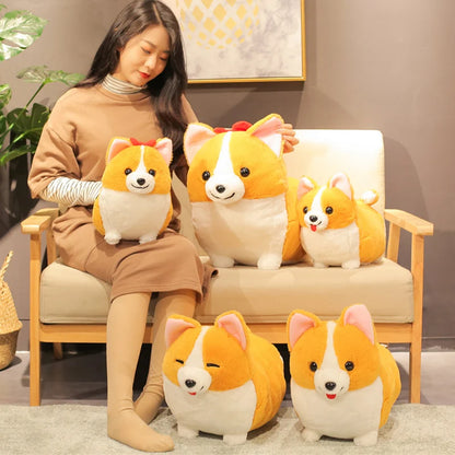 Kawaii Corgi Stuffed Animal PillowNap