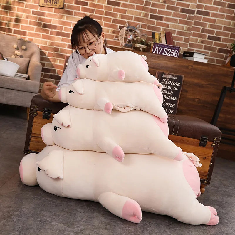 Squishy Giant Piggy Plush Pillow Cuddle Friend PillowNap PillowNap