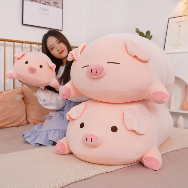 Big Pig Stuffed Animal PillowNap