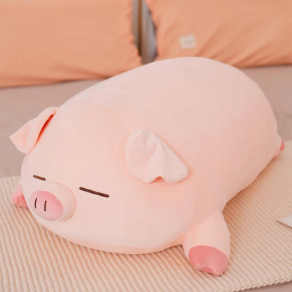 Big Pig Stuffed Animal PillowNap