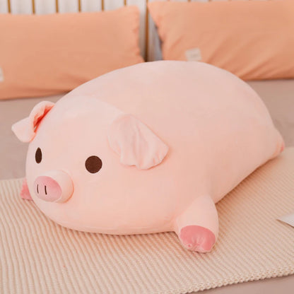 Big Pig Stuffed Animal PillowNap