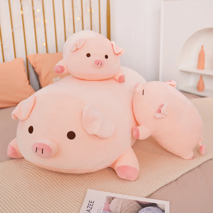 Big Pig Stuffed Animal PillowNap