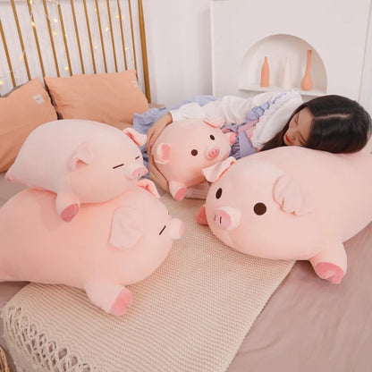 Big Pig Stuffed Animal PillowNap