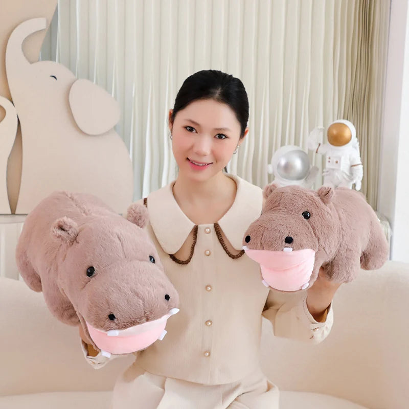 Baby Hippo Stuffed Animal PillowNap