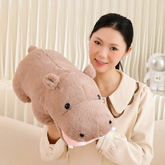 Baby Hippo Stuffed Animal PillowNap