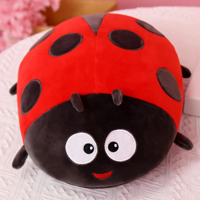 Ladybug Stuffed Animal Red PillowNap