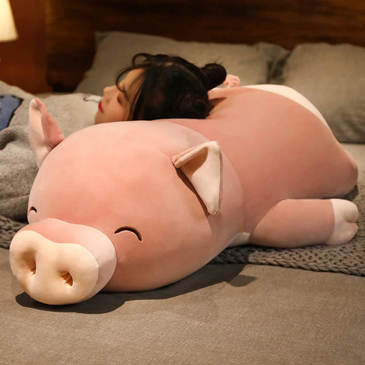 Giant Pig Stuffed Animal PillowNap
