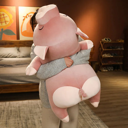 Giant Pig Stuffed Animal PillowNap