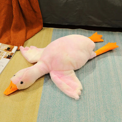 Giant Plush Goose Pillow Pink PillowNap