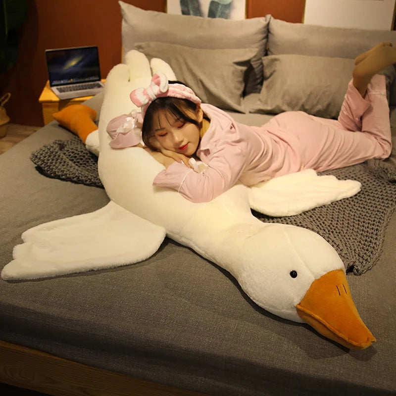 Giant Plush Goose Pillow PillowNap