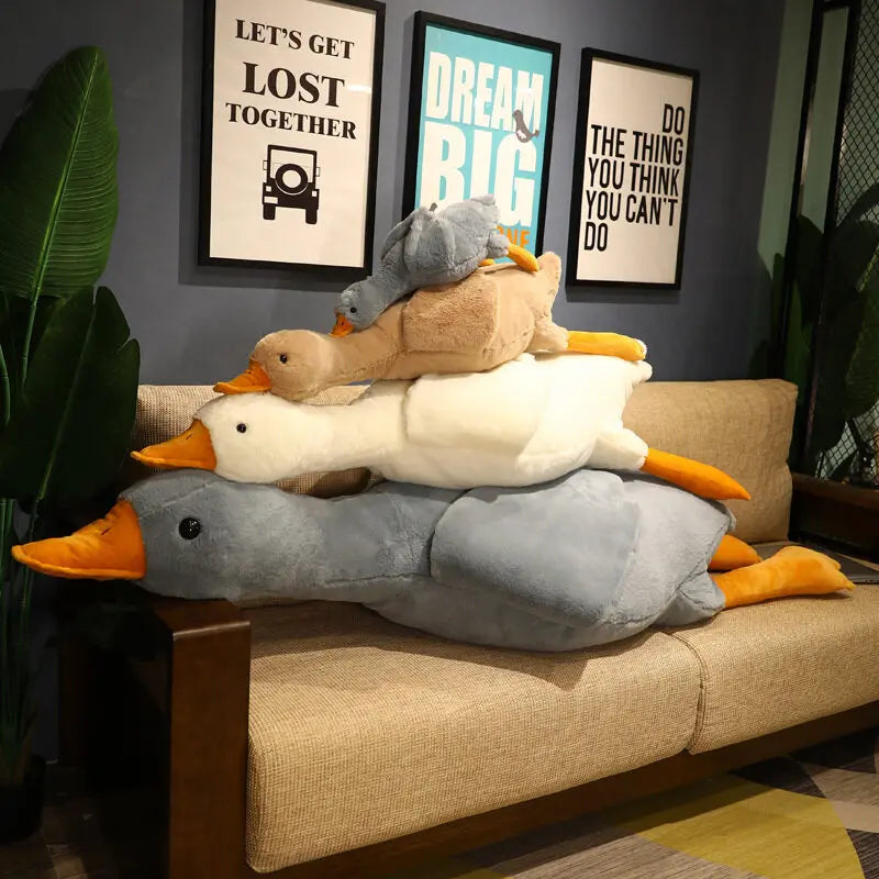 Giant Plush Goose Pillow PillowNap
