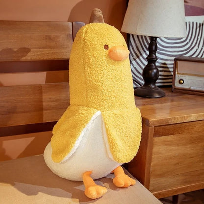 Banana Duck Plush Toy Yellow PillowNap