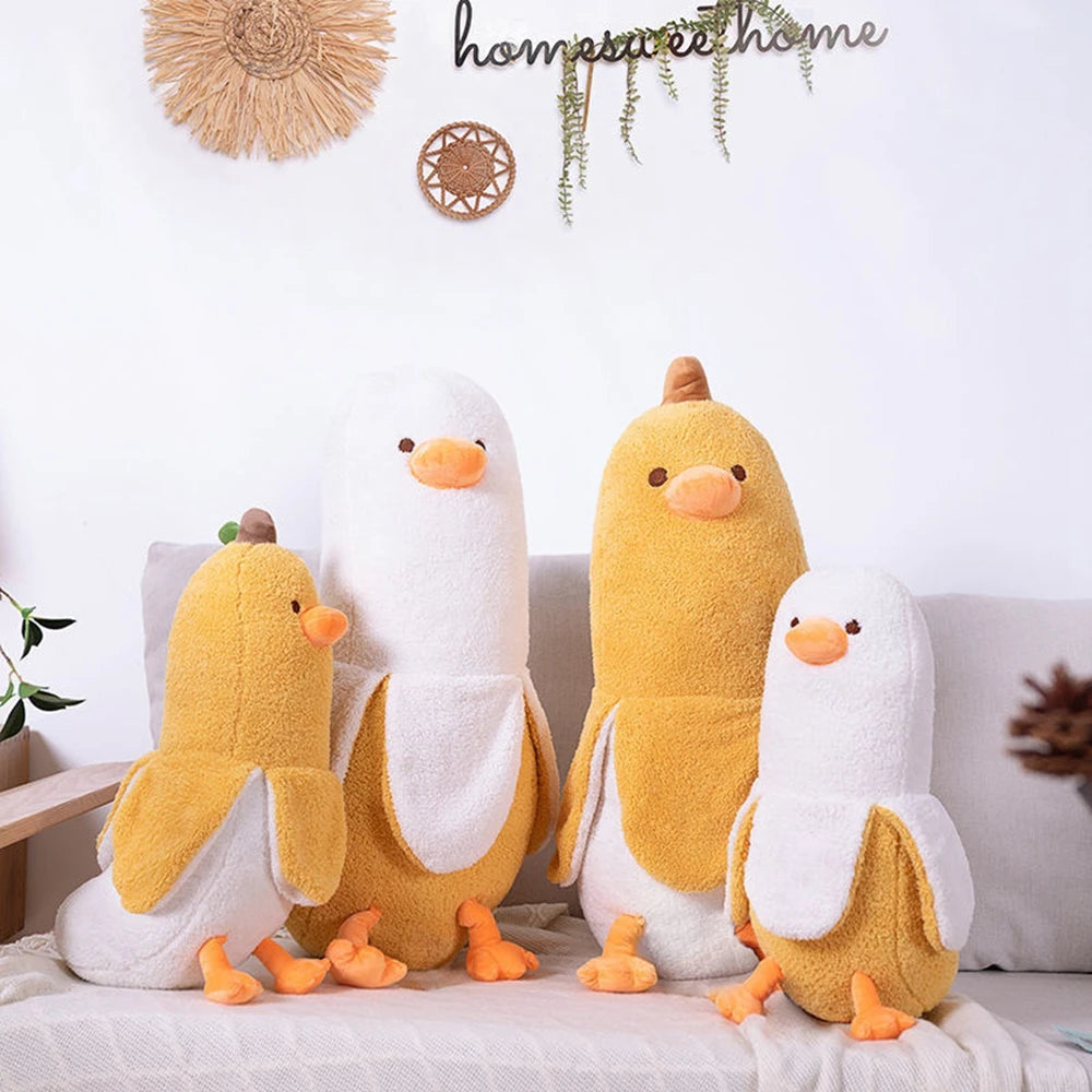 Banana Duck Plush Toy PillowNap