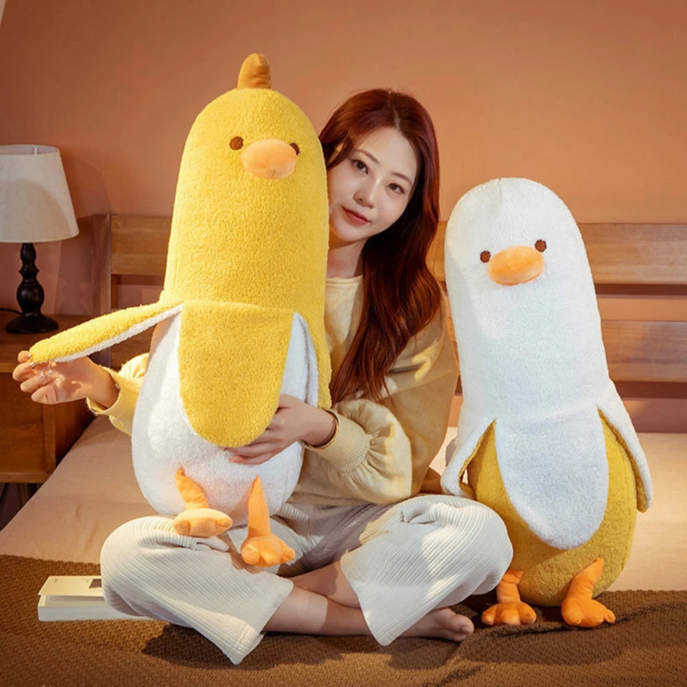 Banana Duck Plush Toy PillowNap