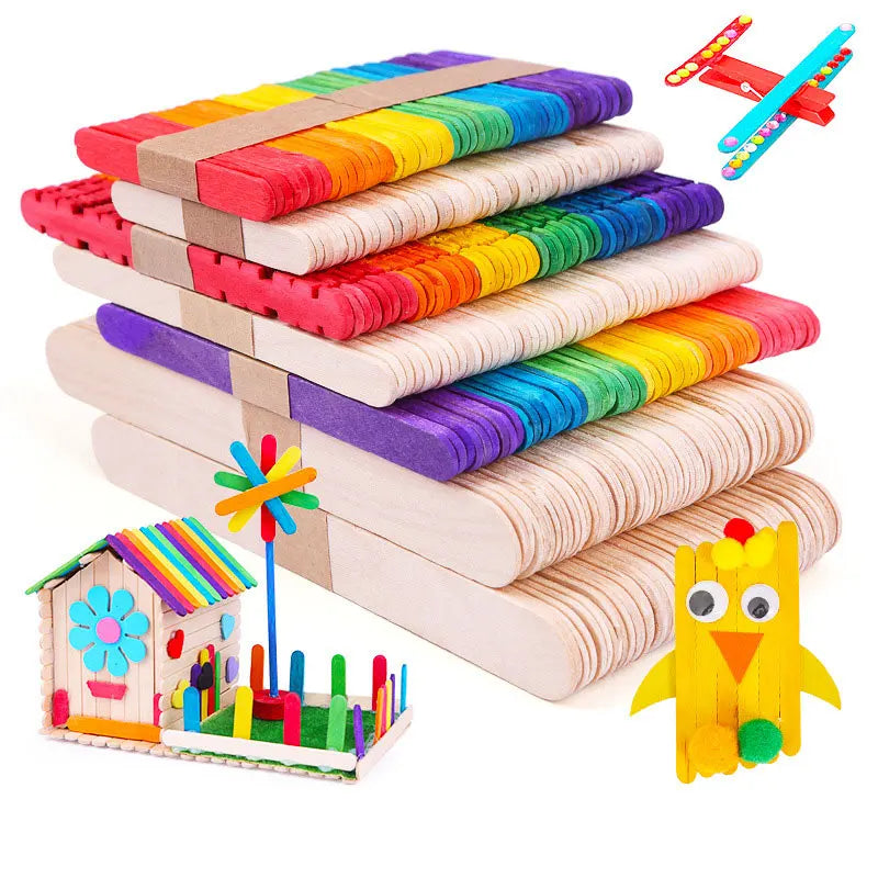 Wooden Popsicle Sticks For Kids DIY Crafts PillowNap