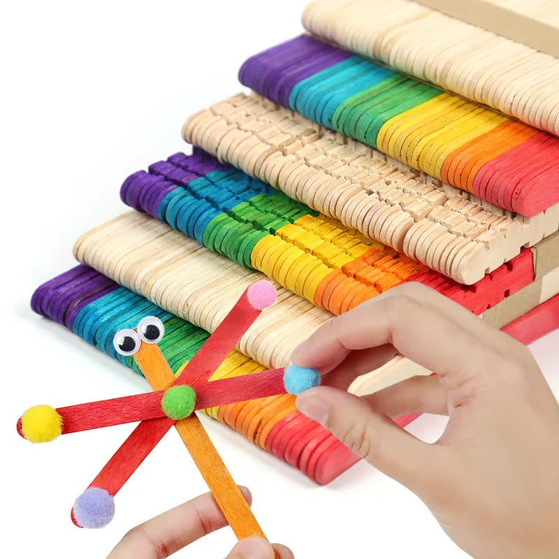 Wooden Popsicle Sticks For Kids DIY Crafts PillowNap