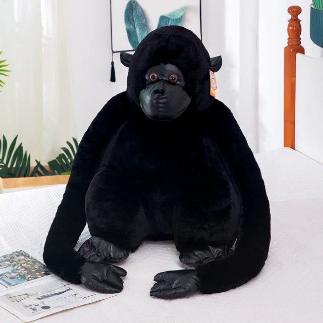 Giant Gorilla Stuffed Animal 25cm Black