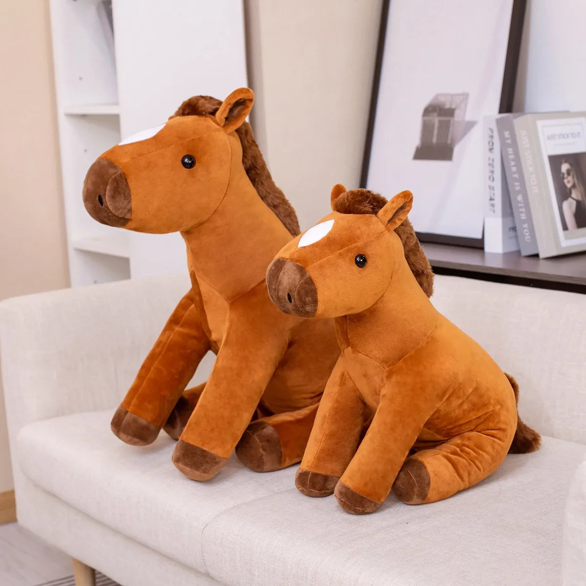 Large Horse Plush PillowNap