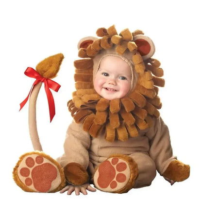 Cute Baby Halloween Costumes Lion PillowNap