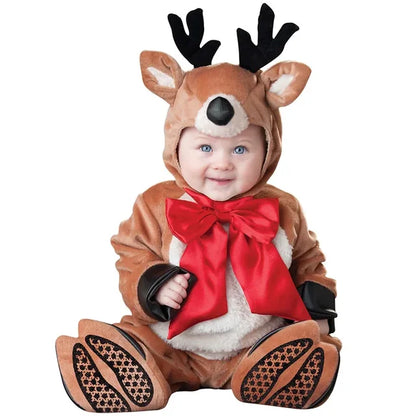 Cute Baby Halloween Costumes Reindeer PillowNap