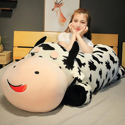 Giant Cow Plush Animal PillowNap