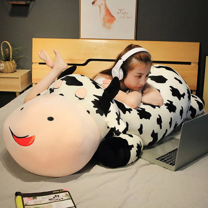 Giant Cow Plush Animal PillowNap