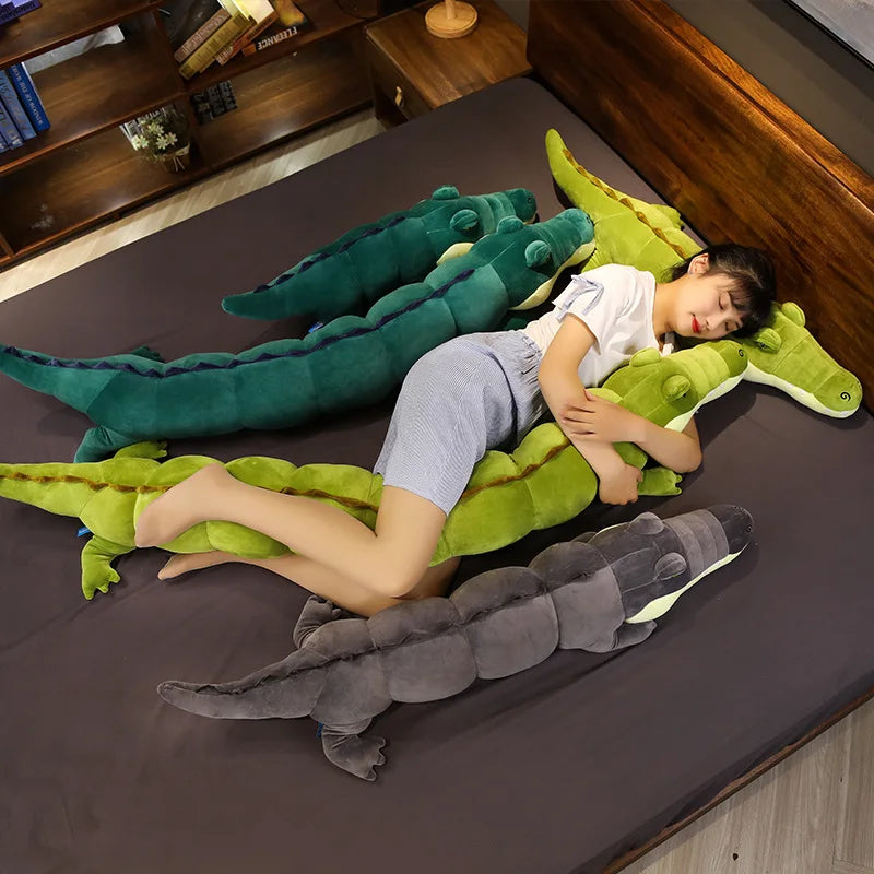 Giant Crocodile Stuffed Animal PillowNap