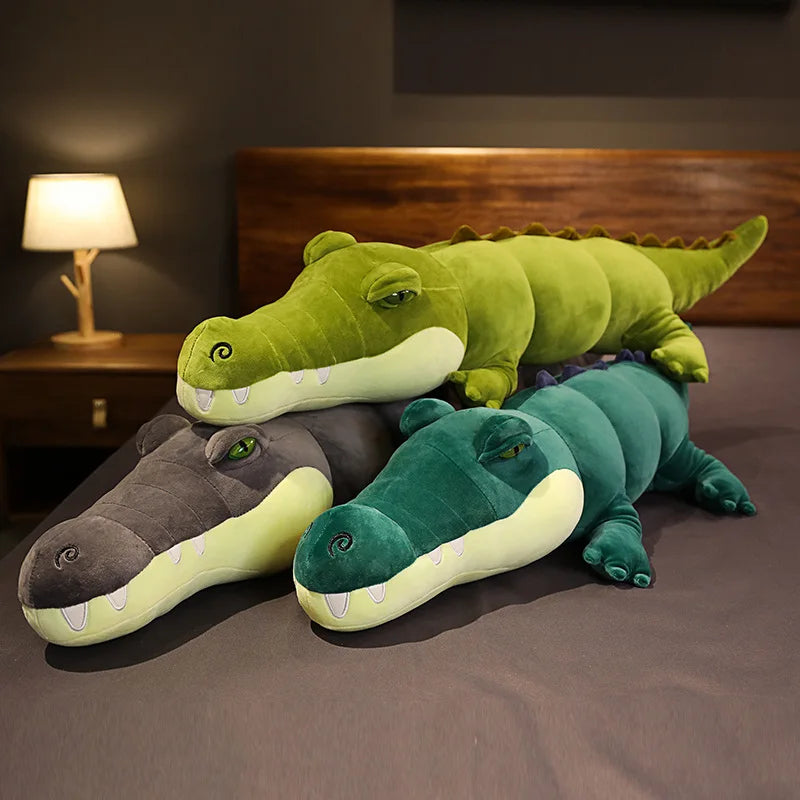 Giant stuffed crocodile toy sales
