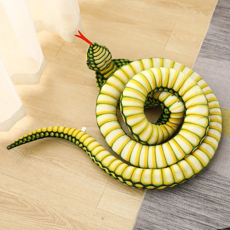 Realistic Cobra Snake Plush – PillowNap™