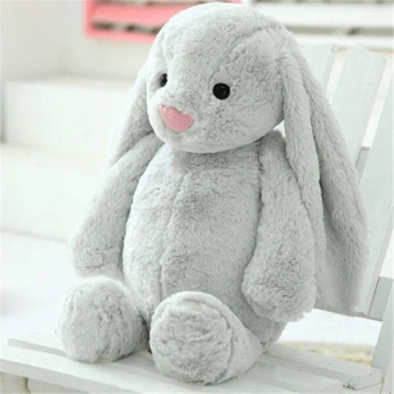 Giant Bunny Rabbit Stuffed Toy Pillow Grey PillowNap