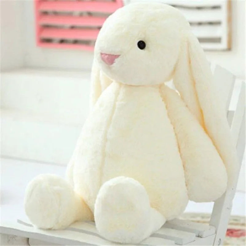 Giant Bunny Rabbit Stuffed Toy Pillow White PillowNap