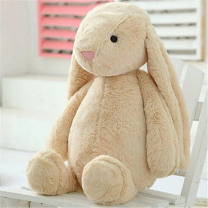 Giant Bunny Rabbit Stuffed Toy Pillow Brown PillowNap